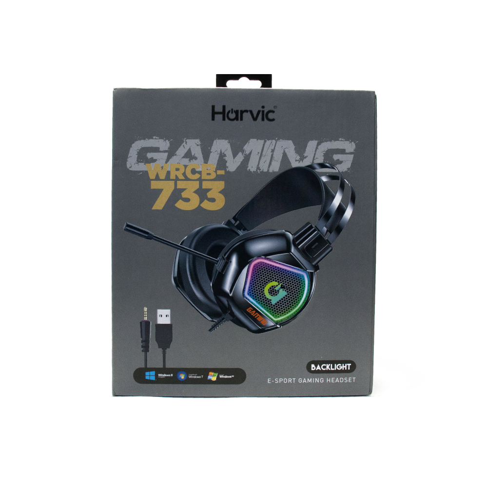 Diadema Gamer RGB con Micrófono
