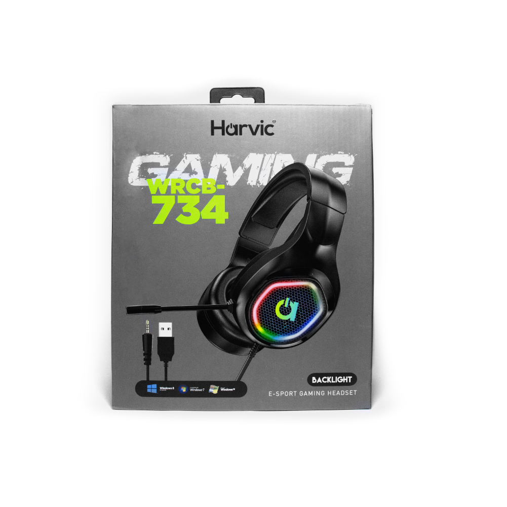 Diadema Gamer 50 mm con Sonido Envolvente