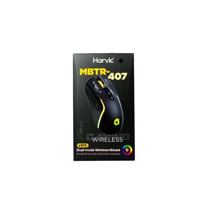 Mouse Inalámbrico Recargable Harvic MBTR-407