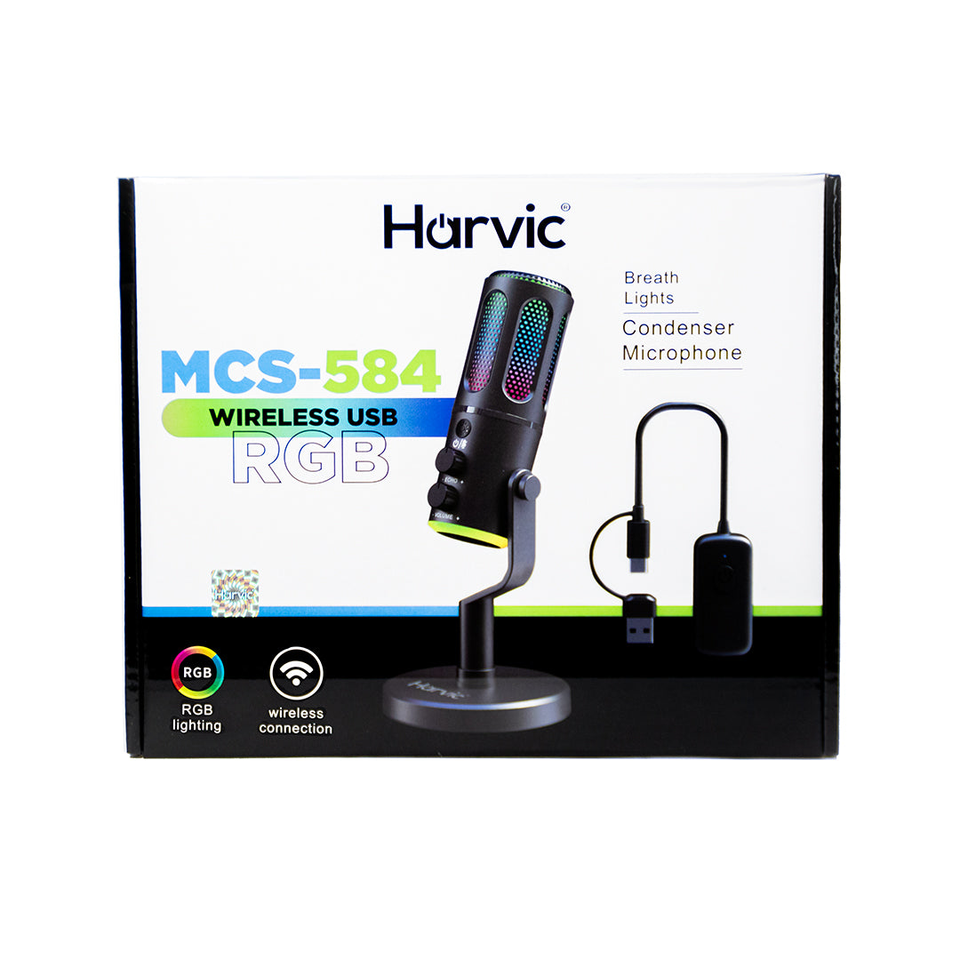 Micrófono Inalámbrico Profesional Harvic MCS-584