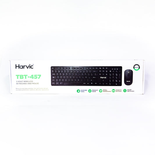 Combo Teclado y Mouse Harvic TBT-457