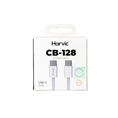 Cable USB-C a USB-C Carga Rápida Harvic CB-128