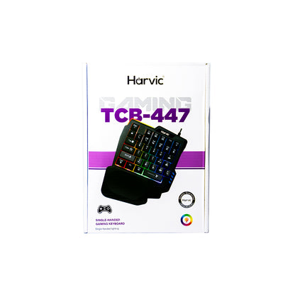 Teclado Gaming RGB Harvic TCB-447