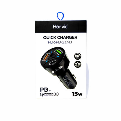 Cargador Harvic Para Carro PRL-237