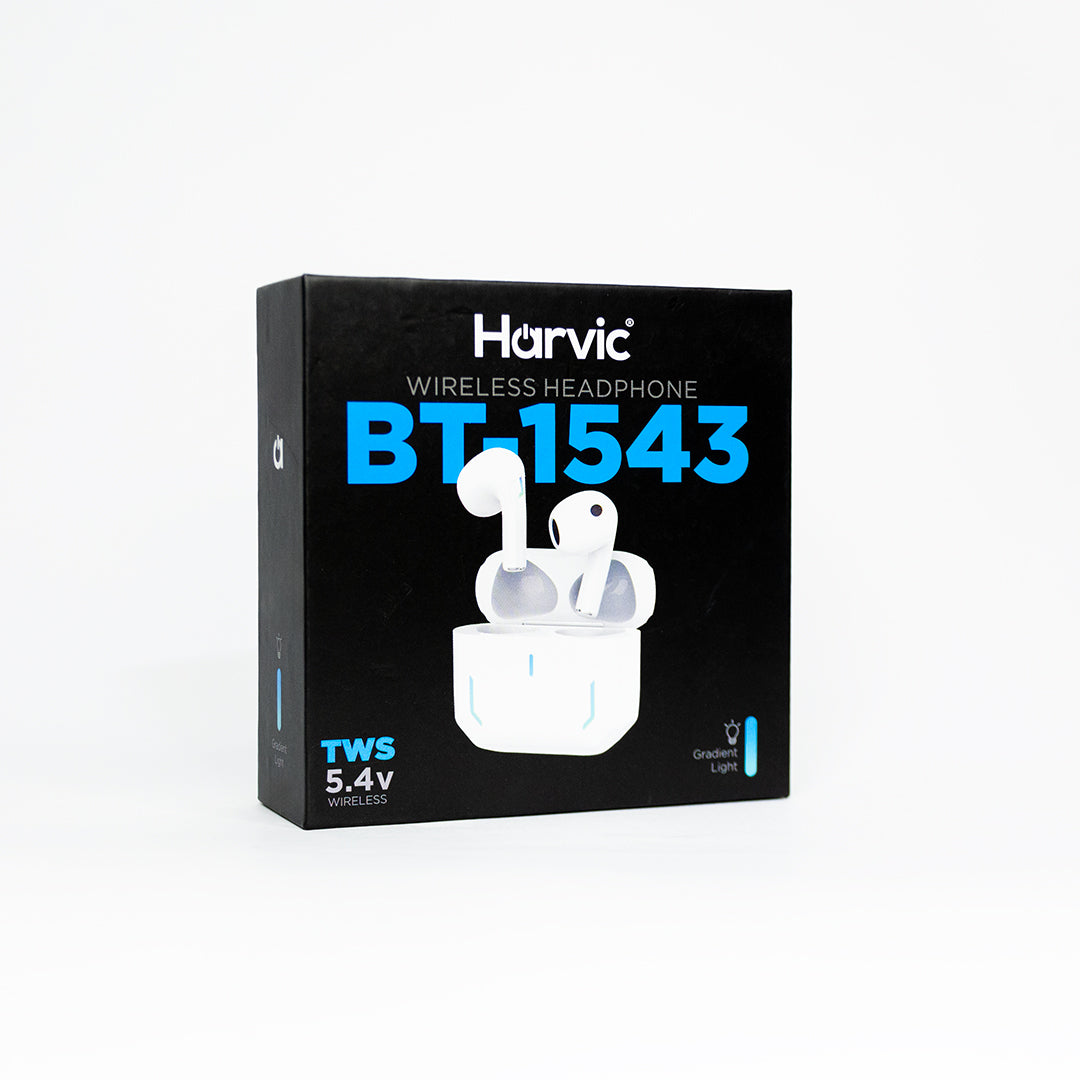 Audífonos Bluetooth con Luz Gradiente Harvic BT-1543