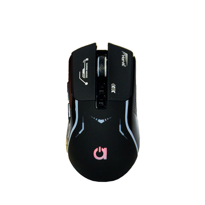 Mouse Inalámbrico Recargable Harvic MBTR-407