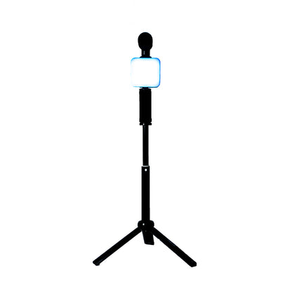 Trípode Kit Luz LED y Micrófono Harvic SPL-BT-924