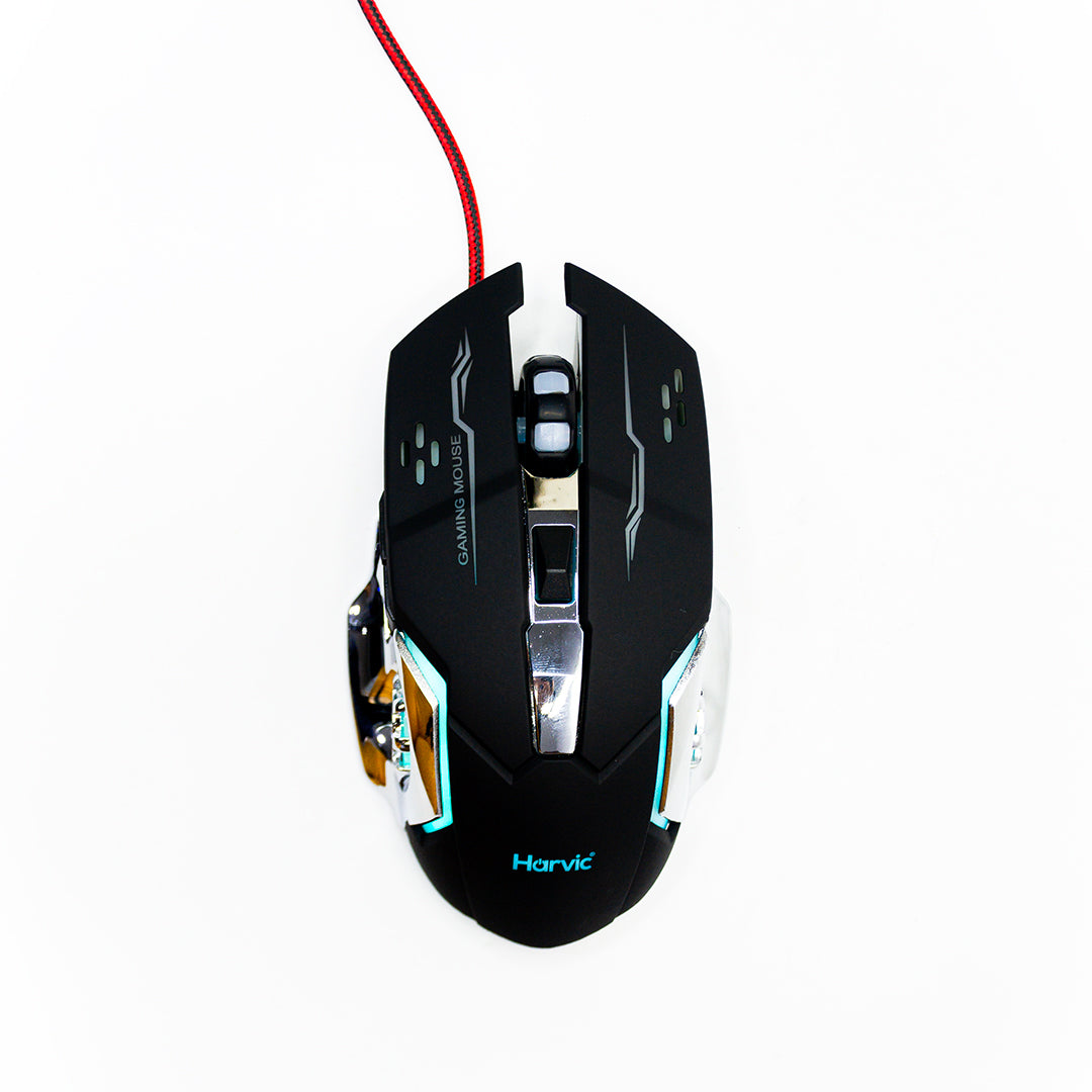 Mouse Óptico Ergonómico Harvic MCB-424