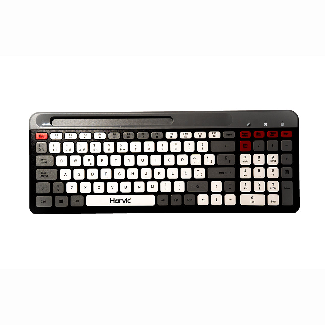 Teclado Inalámbrico Silencioso Harvic TCB-464