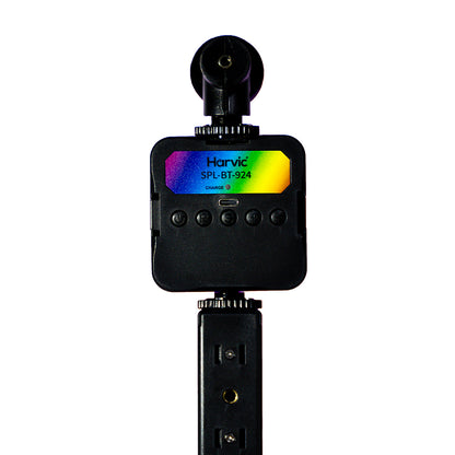 Trípode Kit Luz LED y Micrófono Harvic SPL-BT-924