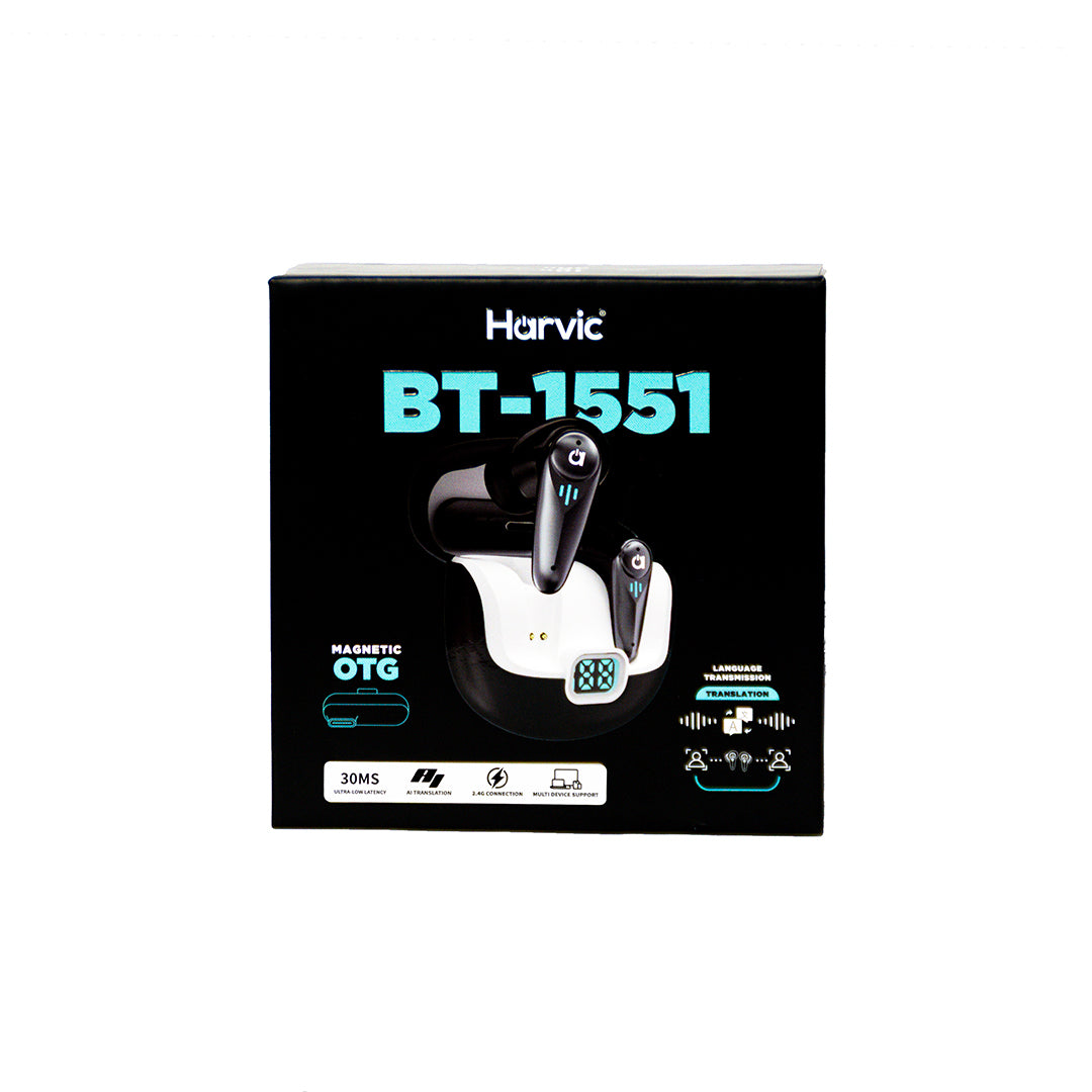 Audífonos Bluetooth con Traductor Harvic BT-1551