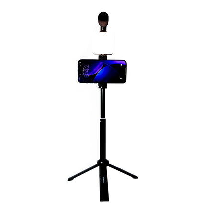 Trípode Kit Luz LED y Micrófono Harvic SPL-BT-924