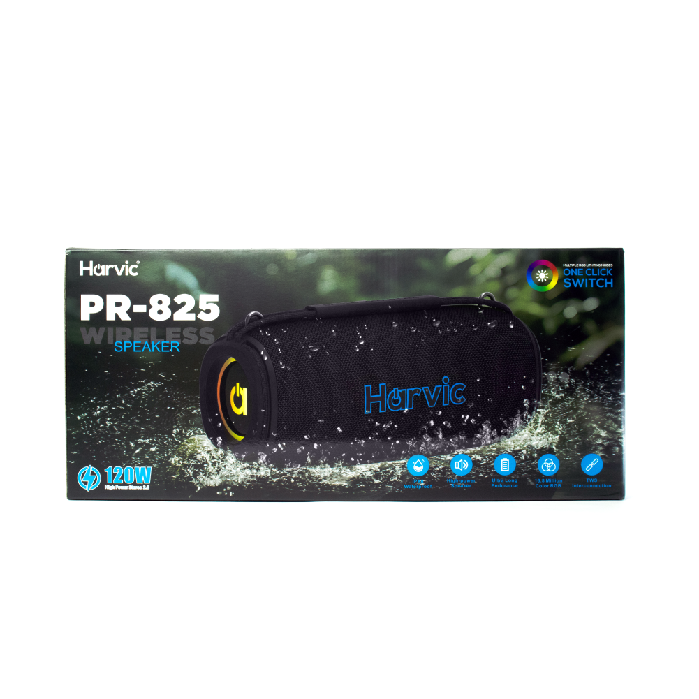 Parlante Bluetooth Portátil 120W Mega Box Harvic