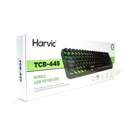 Teclado Gamer USB con Luz RGB