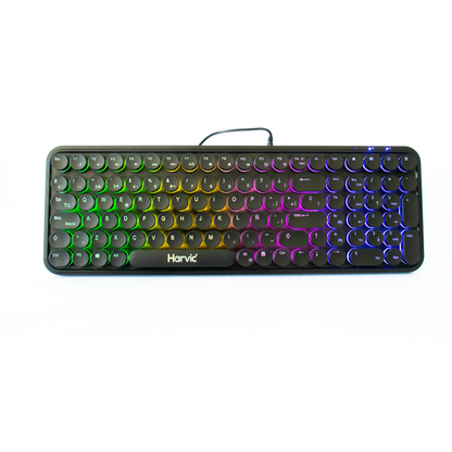 Teclado Gamer USB con Luz RGB