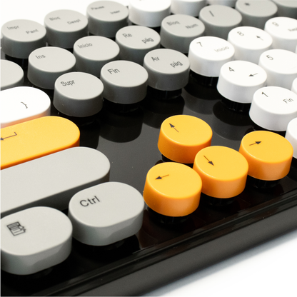 Teclado USB Silencioso para Oficina y Gaming