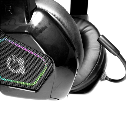 Diadema Gamer RGB con Micrófono