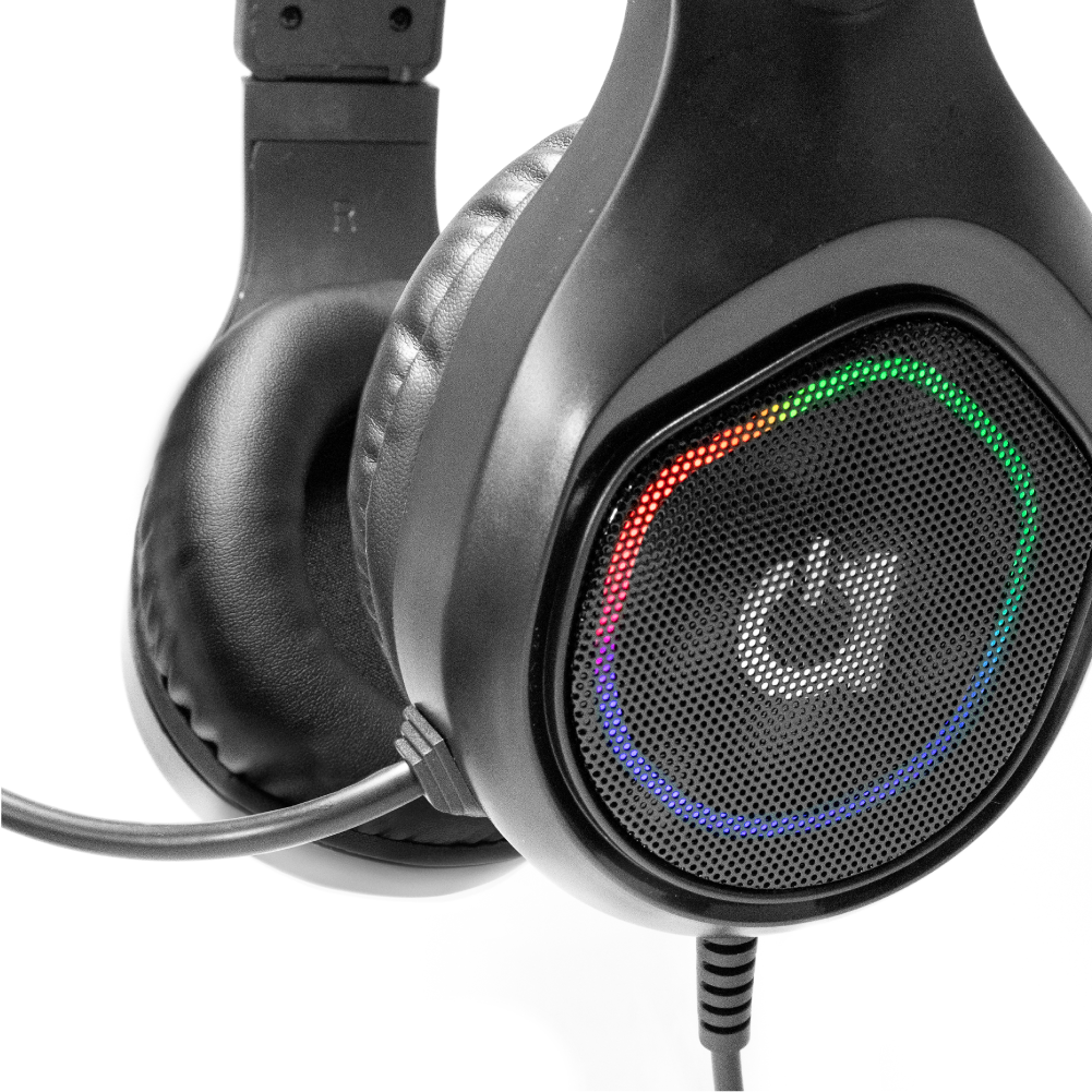 Diadema Gamer 50 mm con Sonido Envolvente